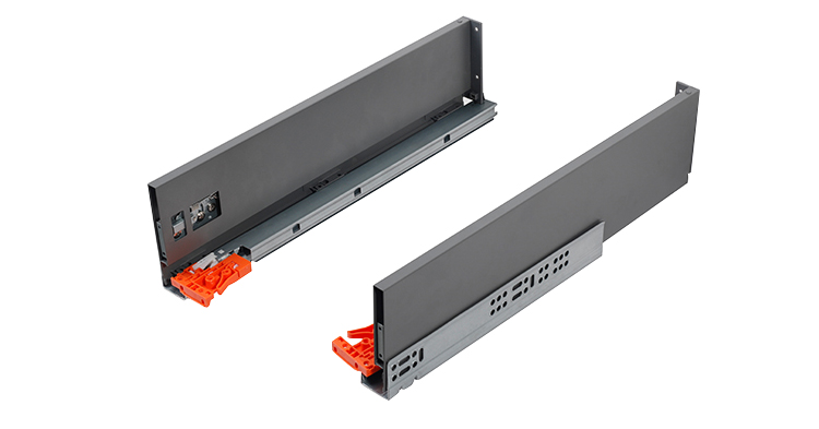 Double Wall Bottom Mount Drawer Slides