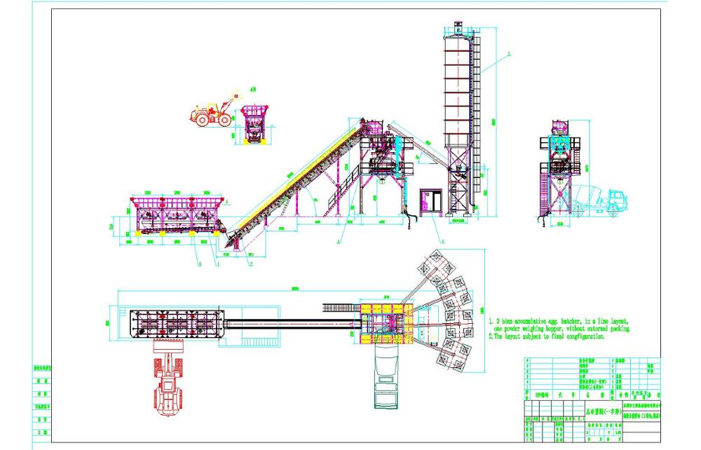 Engineering Concrete Batching Plant Layout