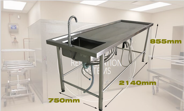 autopsy table