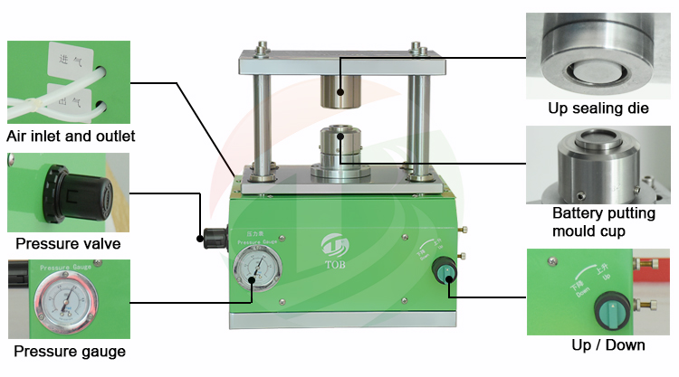 coin cell crimper coin cell crimper