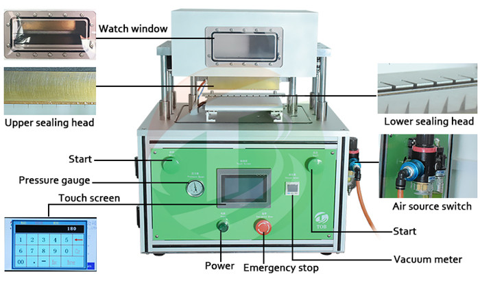 vacuuming sealing machine