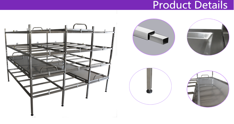 mortuary racks detailes 