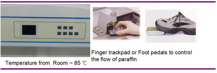 Tissue embedding center with cold plate