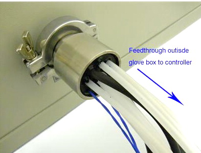 Vacuum sealer outside controller pipe Vacuum sealer outside controller pipe