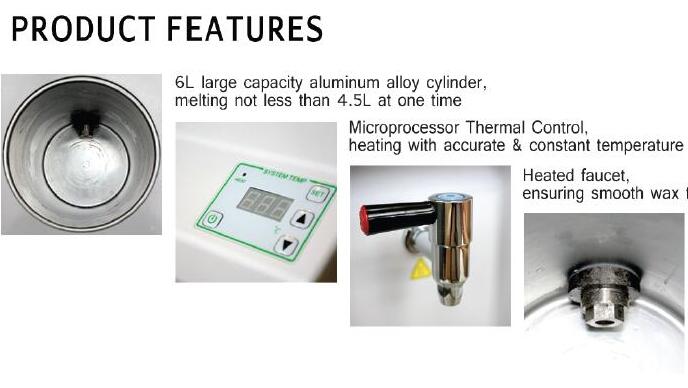 Tissue paraffin dispenser