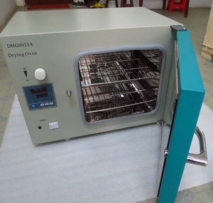 Forced air drying oven