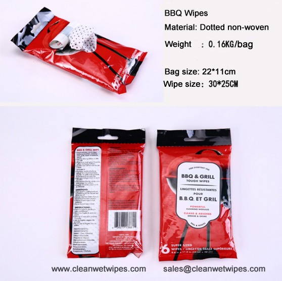 BBQ barbecue cleaning wet wipes BBQ barbecue cleaning wet wipes