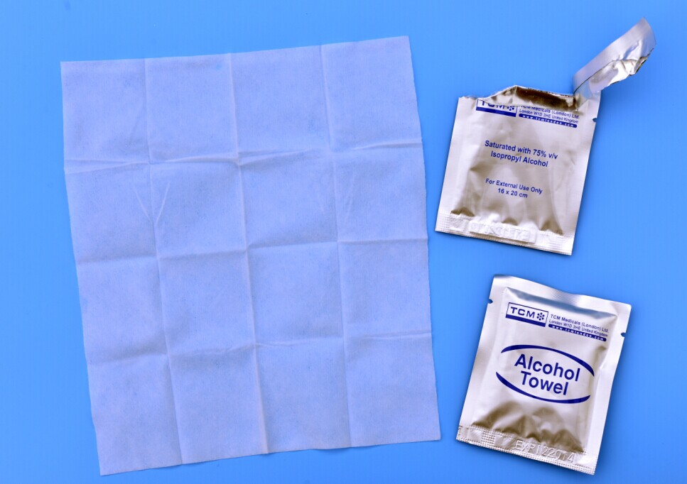 99% Isopropanol rubbing alcohol wipes