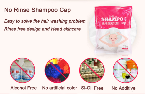 Rinse free shower bath cap Rinse free shower bath cap