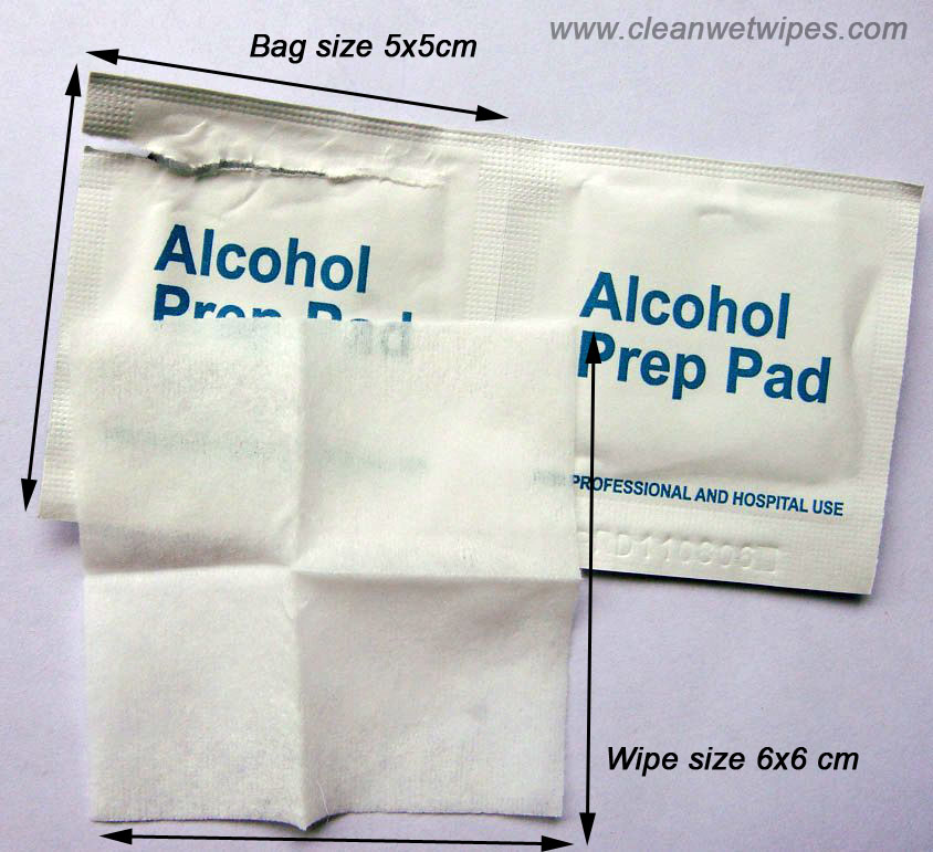 Alcohol prep pads Alcohol prep pads