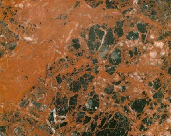 rosso asian marble