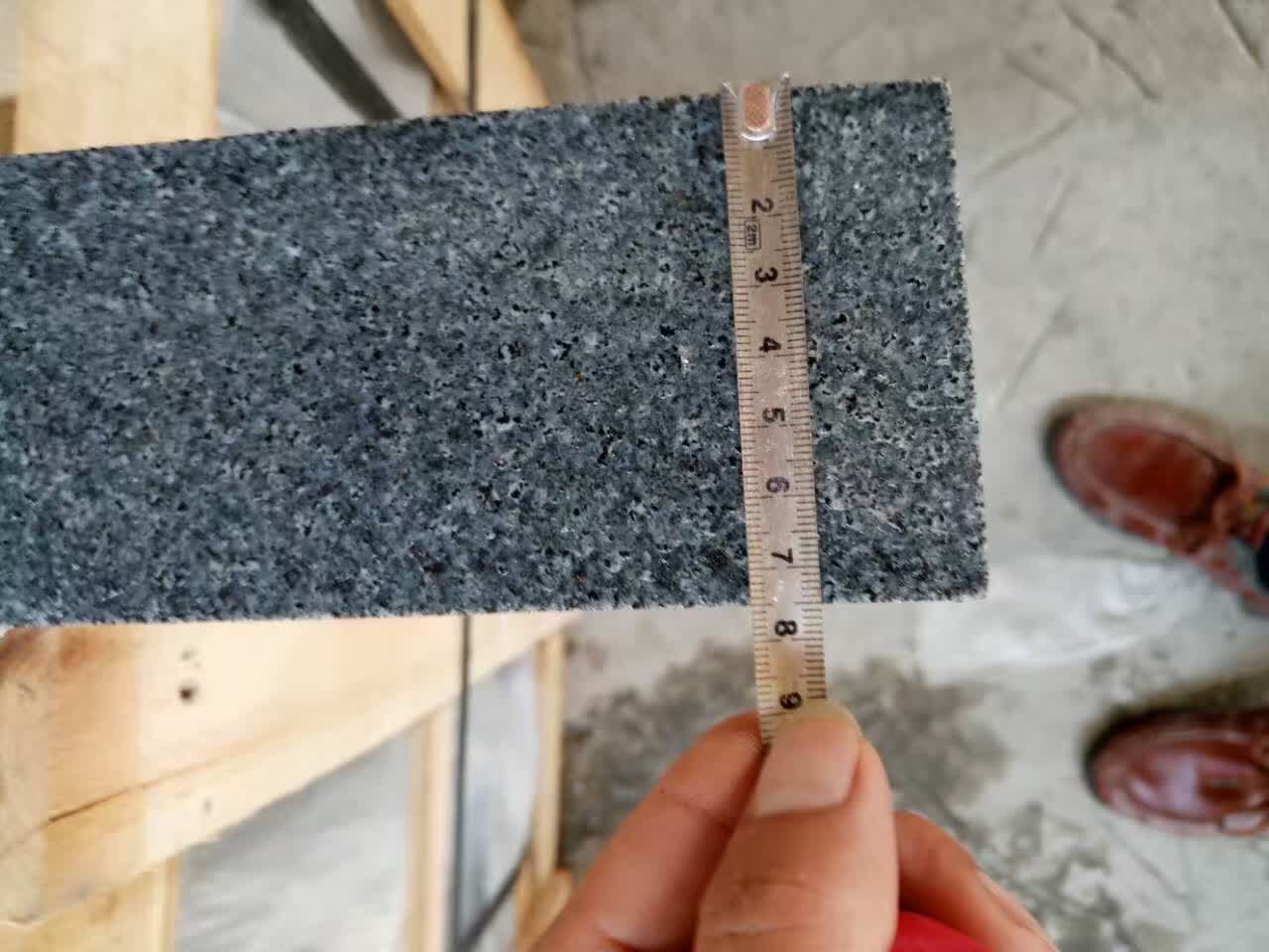 Dark grey natural stone