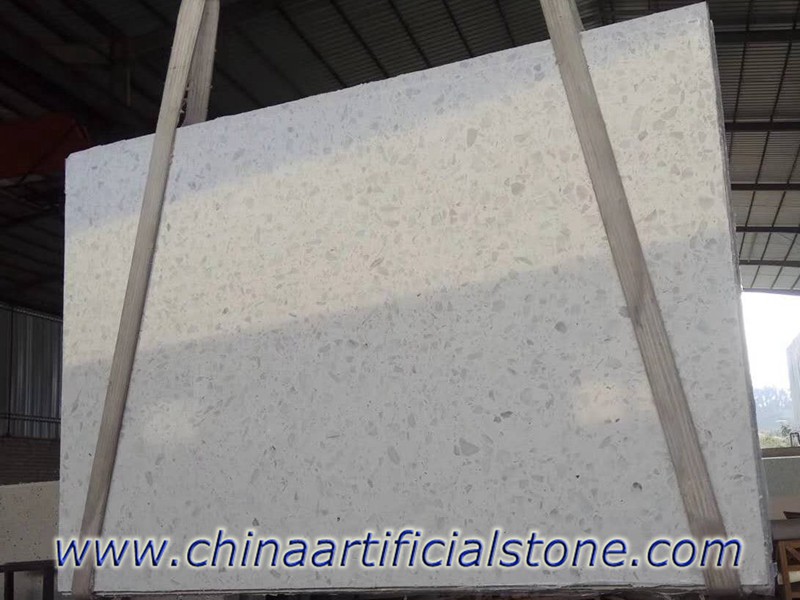 Large Aggregate White Terrazzo Slabs Large Aggregate White Terrazzo Slabs