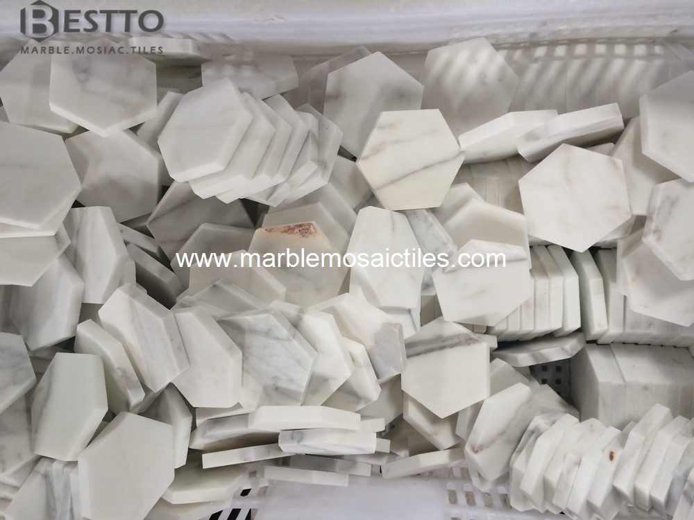 Calacatta Gold Hexagon mosaic Calacatta Gold Hexagon mosaic