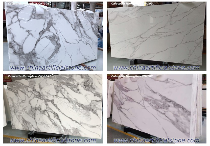 Nano Calacatta Nanoglass Slabs