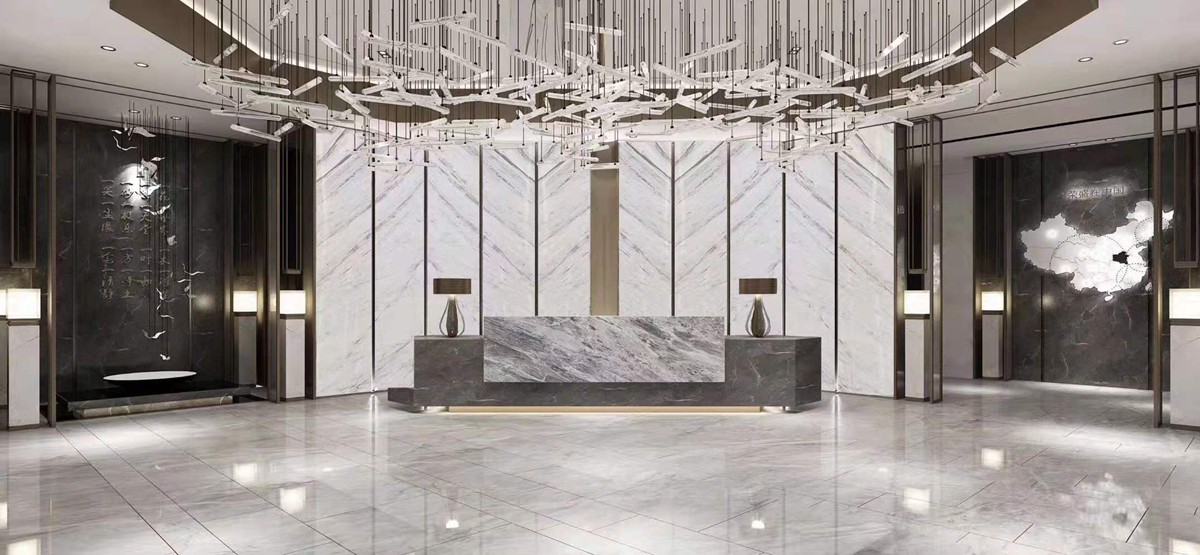 Bianco Carrara Marble tiles project for Flooring and Wall Bianco Carrara Marble tiles project for Flooring and Wall