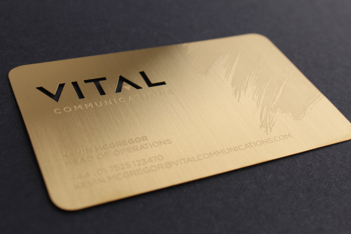 metal membership card