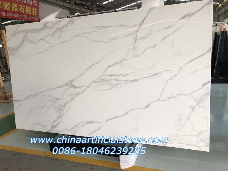 Statuario Marble Nanoglass Slabs