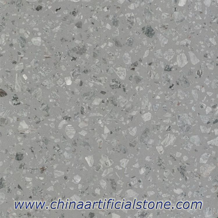 Large Aggregate Grey Terrazzo