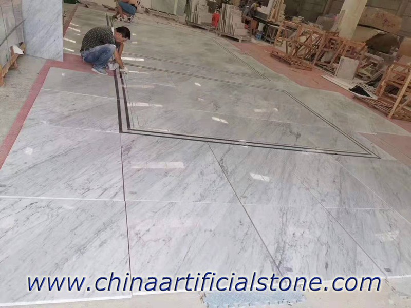 Bianco Carrara White Marble Tiles for Projects made in Shuitou Bianco Carrara White Marble Tiles for Projects made in Shuitou