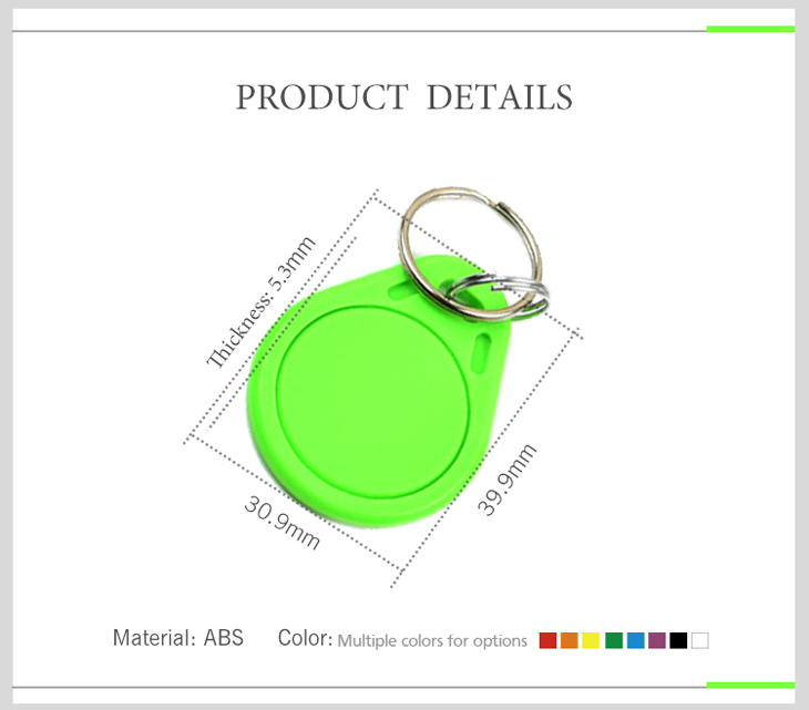 RFID key Fob Shape and Size RFID key Fob Shape and Size