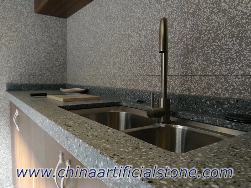 Concrete Terrazzo Kitchen Countertops Concrete Terrazzo Kitchen Countertops