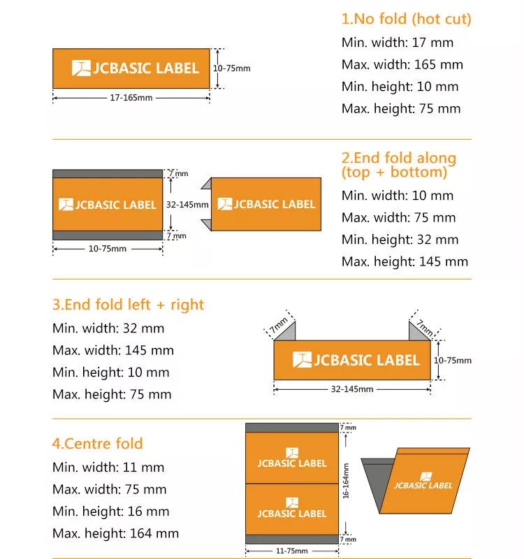 Different kinds of Grament Tags