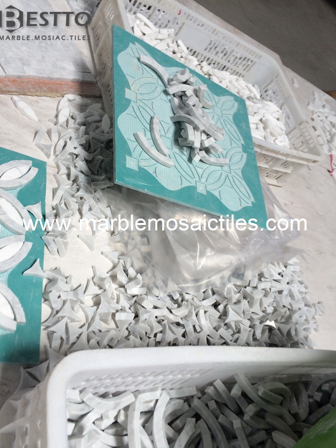 Waterjet mosaic production Waterjet mosaic production