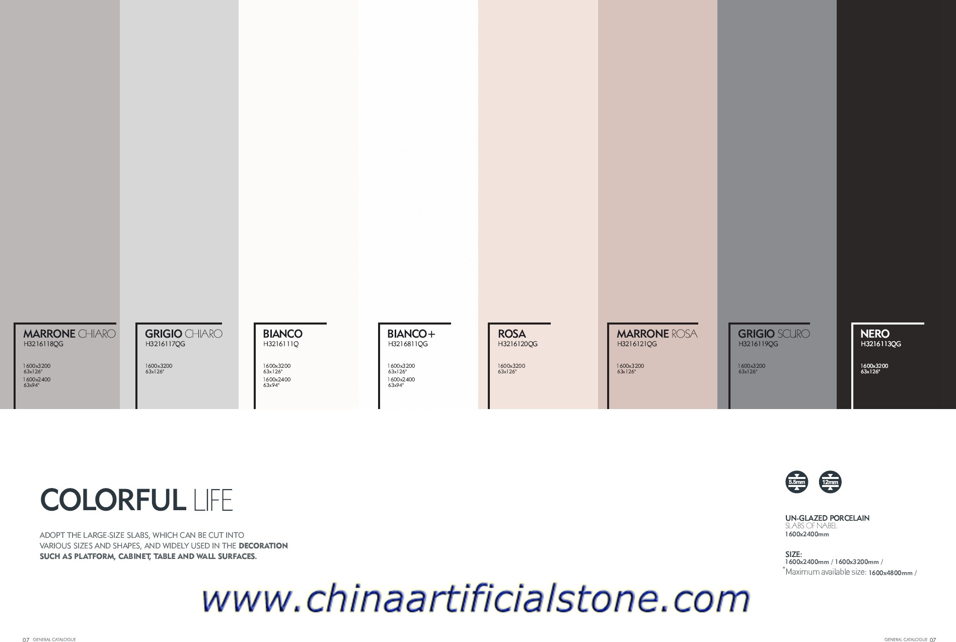 Pure Color Large Format Porcelain Tiles Pure Color Large Format Porcelain Tiles