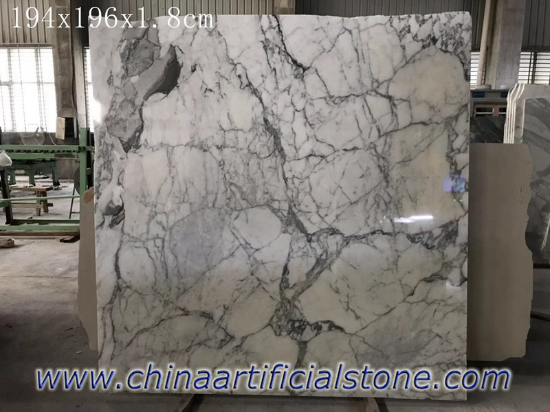 Italian Statuary White Marble Slabs Medium quality