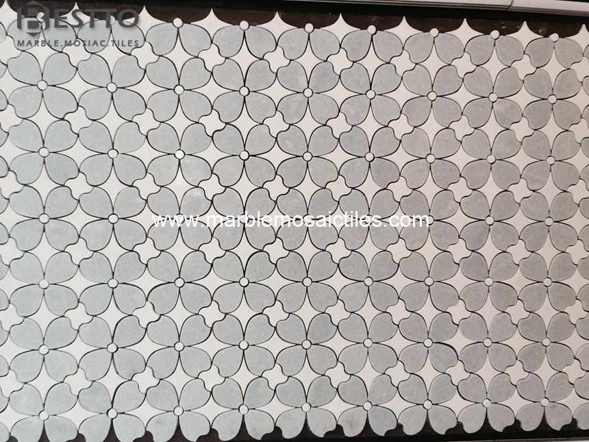 Waterjet mosaic production