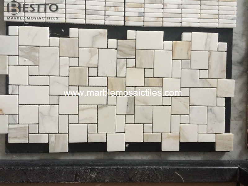 Calacatta Versailles mosaic Calacatta Versailles mosaic