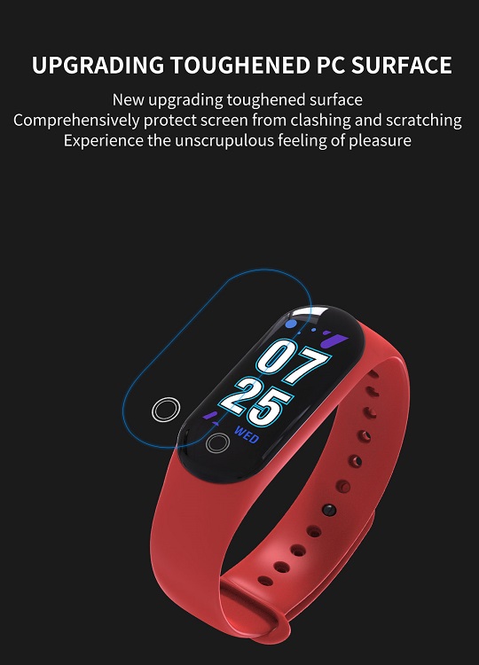 Heart rate testing rfid watch 