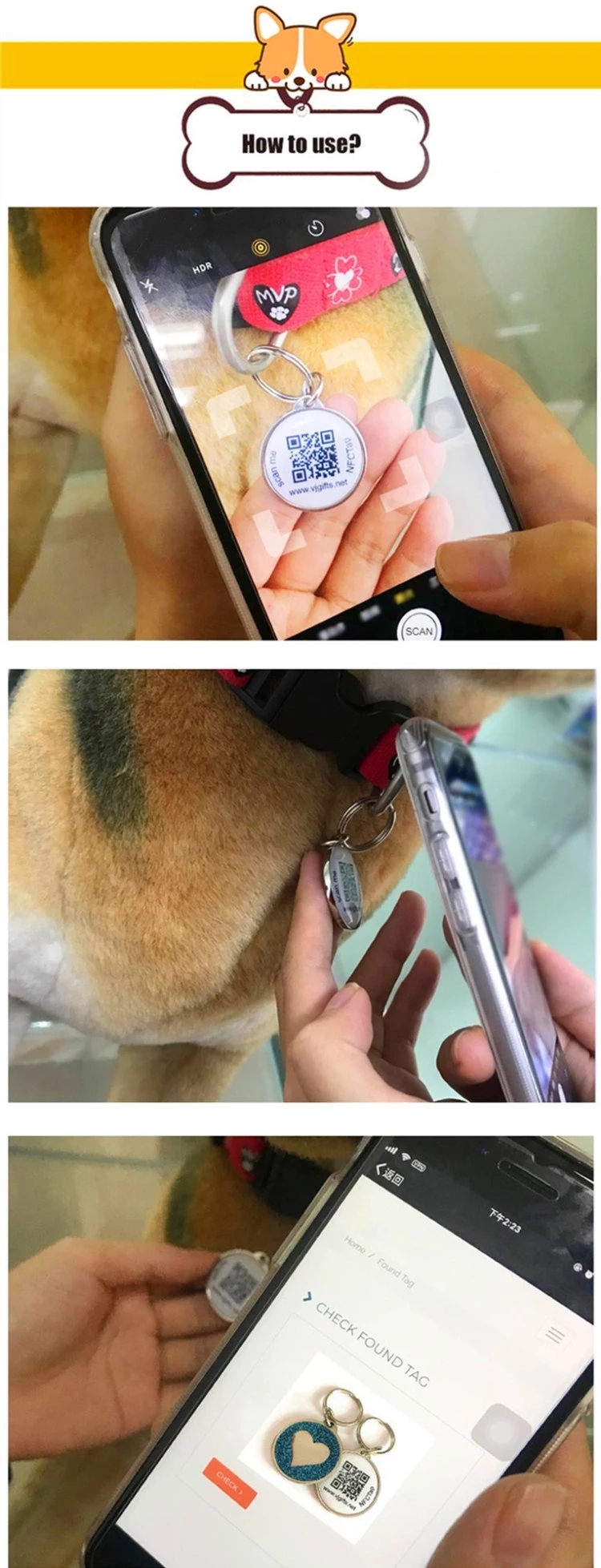 Rfid Reusable Pet Tag