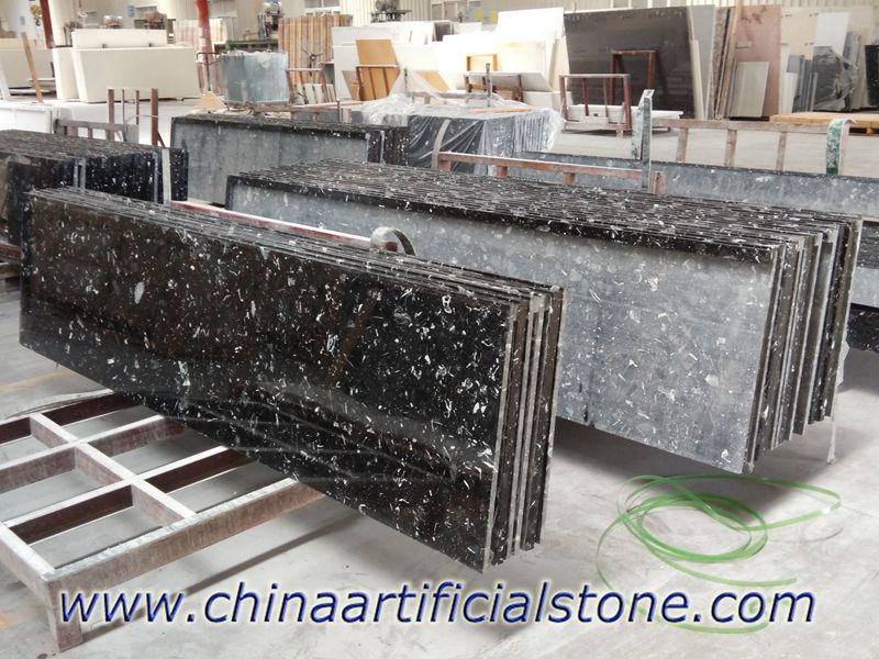 Man Made Nero Marquina Marble Countertops Man Made Nero Marquina Marble Countertops