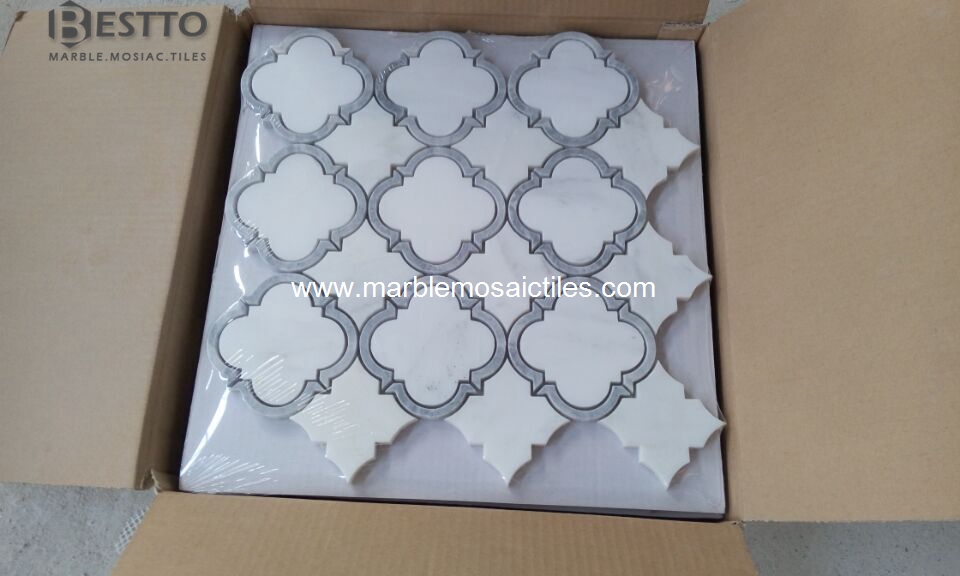 Waterjet mosaic packing