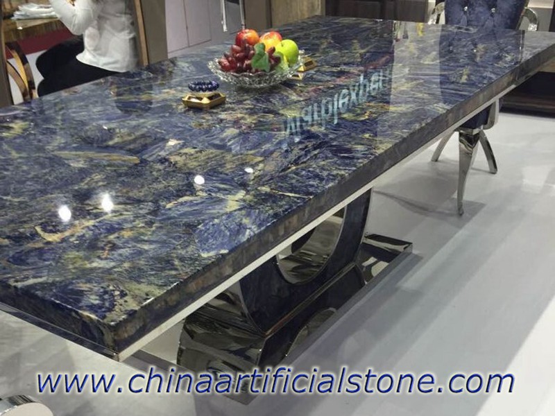 Blue Sodalite Gemstone Table Blue Sodalite Gemstone Table