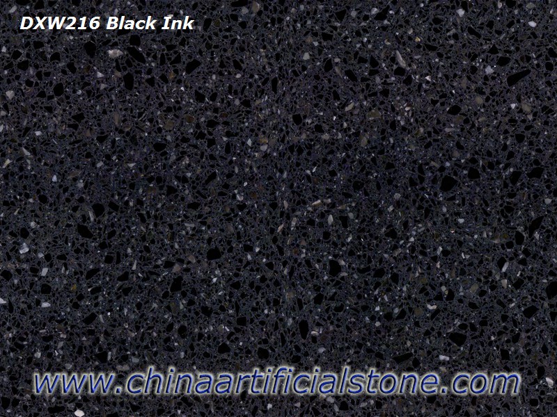 Black Terrazzo Tiles with White Particles Black Terrazzo Tiles with White Particles