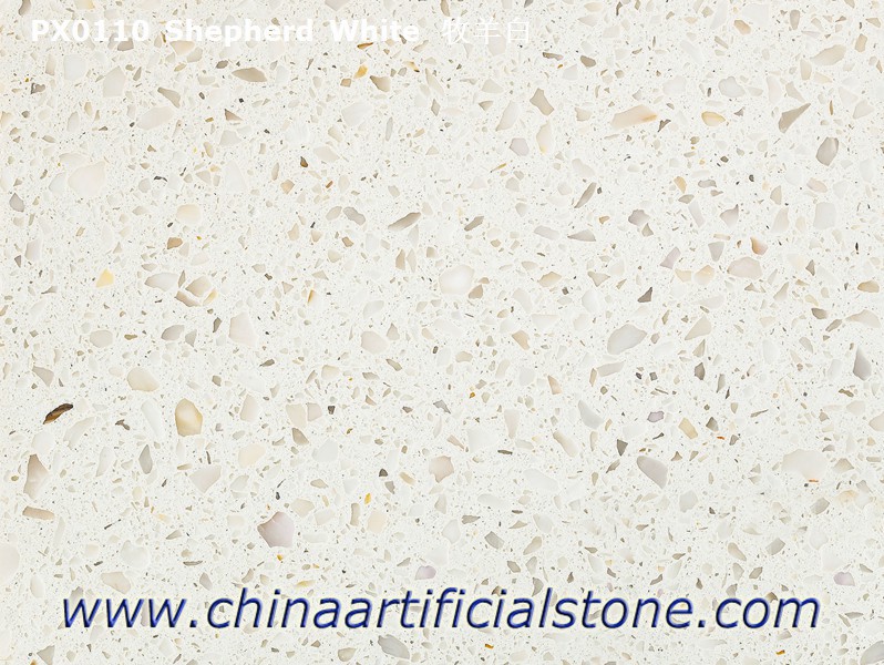 Shepherd White Artificial Marble Medium Grain 