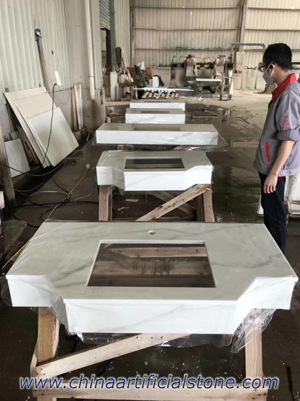 Nano White Glass Vanity Tops Nano White Glass Vanity Tops