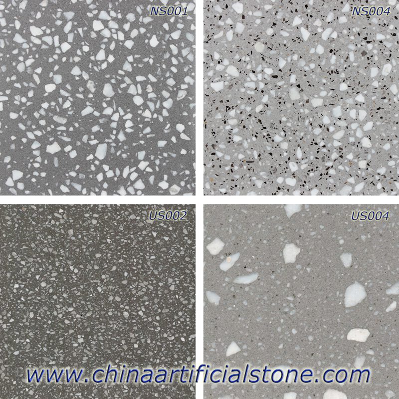 Grey Terrazzo Floor Tiles