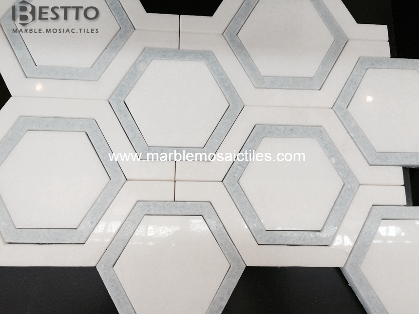 Hexagonal Waterjet Mosaic Hexagonal Waterjet Mosaic