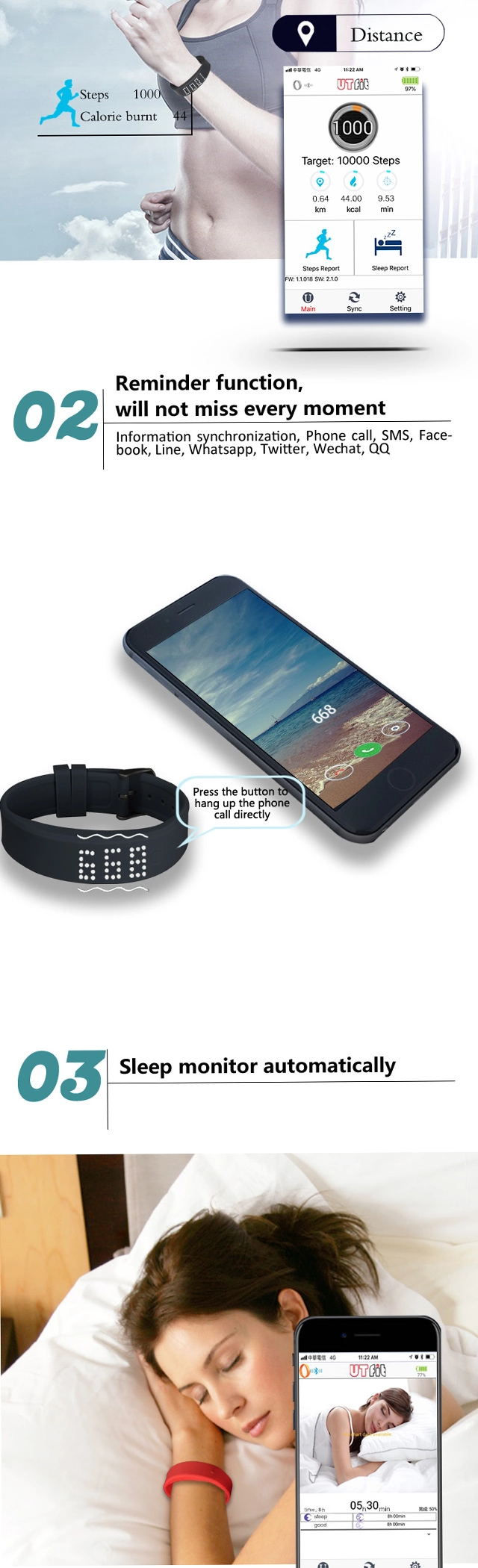Silicone RFID Sport Wristband Function Silicone RFID Sport Wristband Function