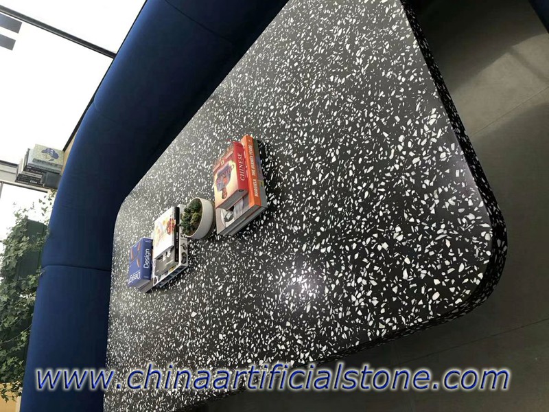 Black Terrazzo Table