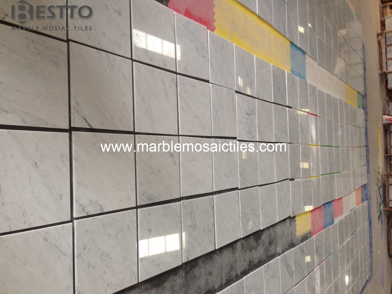 Carrara White Polished Tiles 12''x12'' Carrara White Polished Tiles 12''x12''