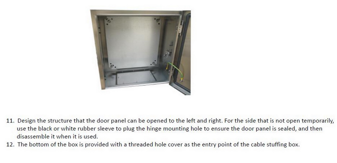 Stainless Steel 316 Material IP65 Power Control Cabinets