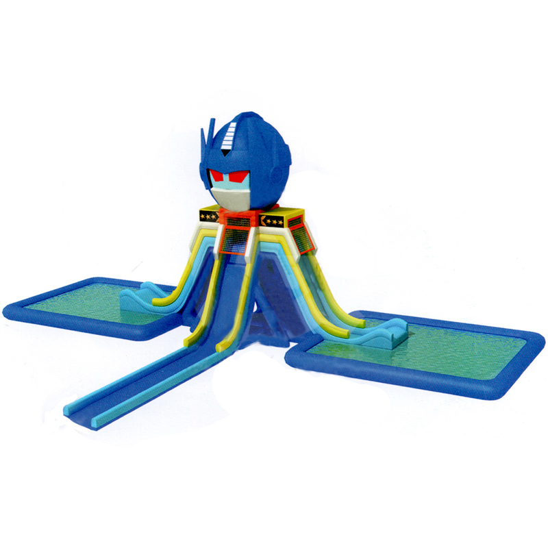three pool inflatable land water park three pool inflatable land water park