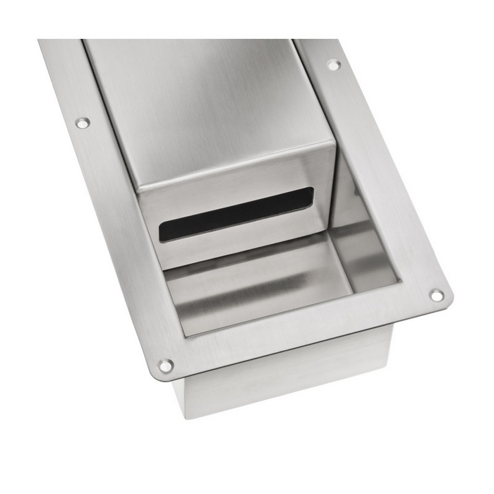 Stainless steel 304 material recessed toilet dispenser Stainless steel 304 material recessed toilet dispenser