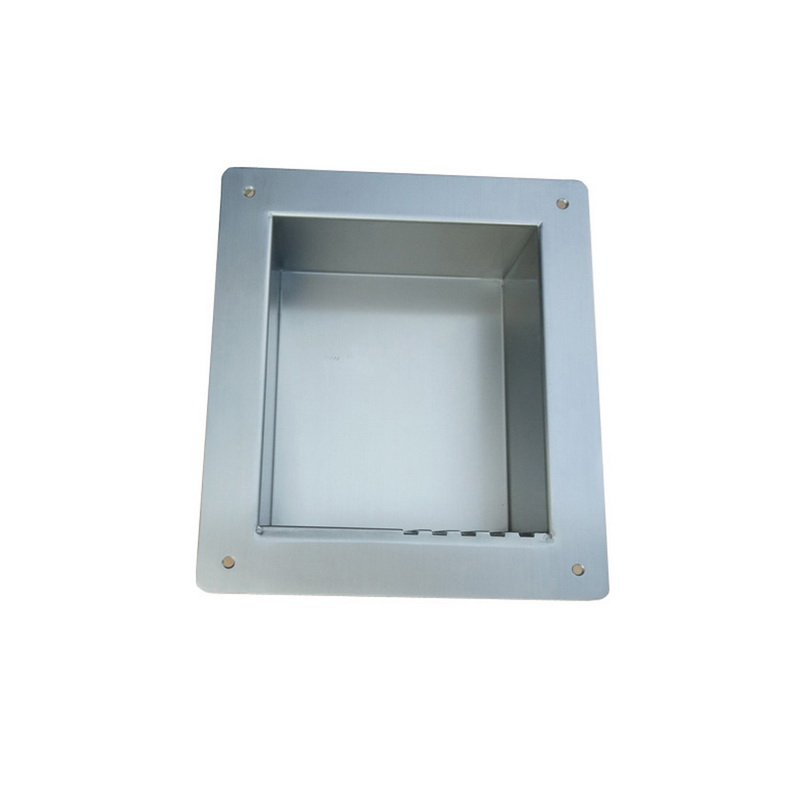 recessed washroom soap shelf