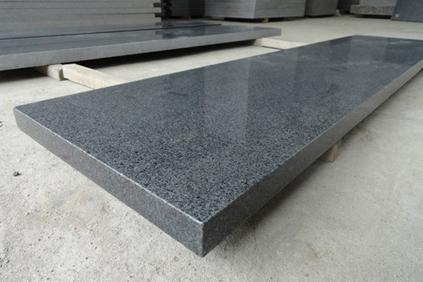 Impala black granite steps